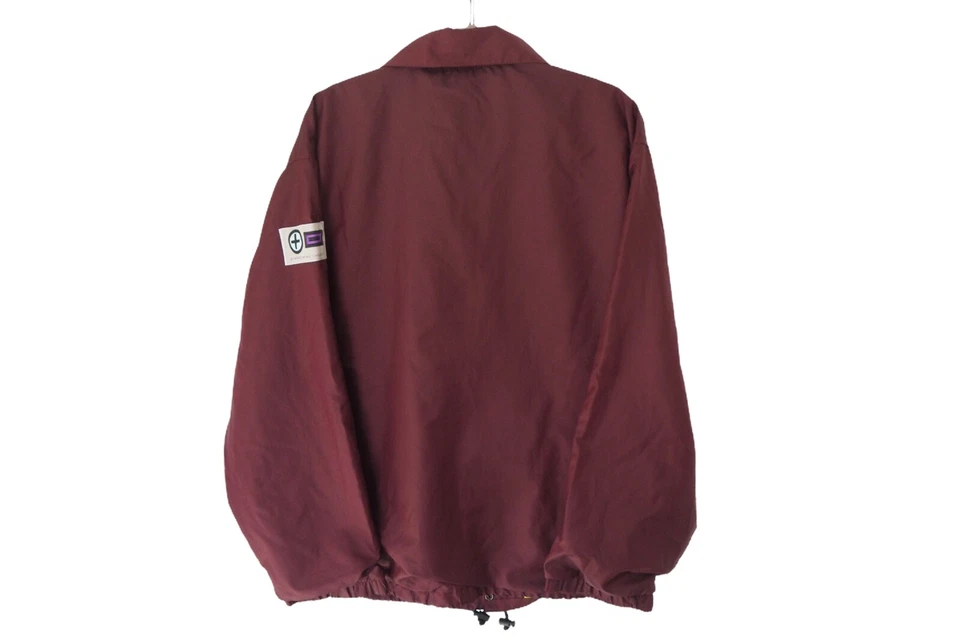 Chaqueta cortavientos vintage CHIEMSEE Windsurf desgaste ligero talla XL oversize roja Foto 2 de 4