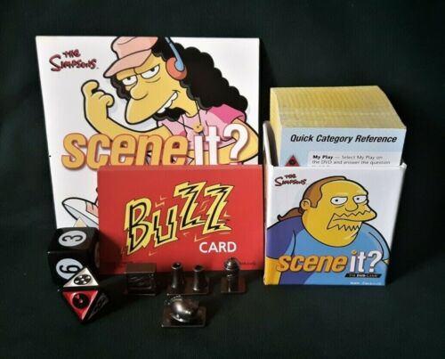 SCREEN LIFE GAMES THE SIMPSONS SCENE IT DELUXE EDITION BOARD GAME COMPLETE VGC - Picture 4 of 4