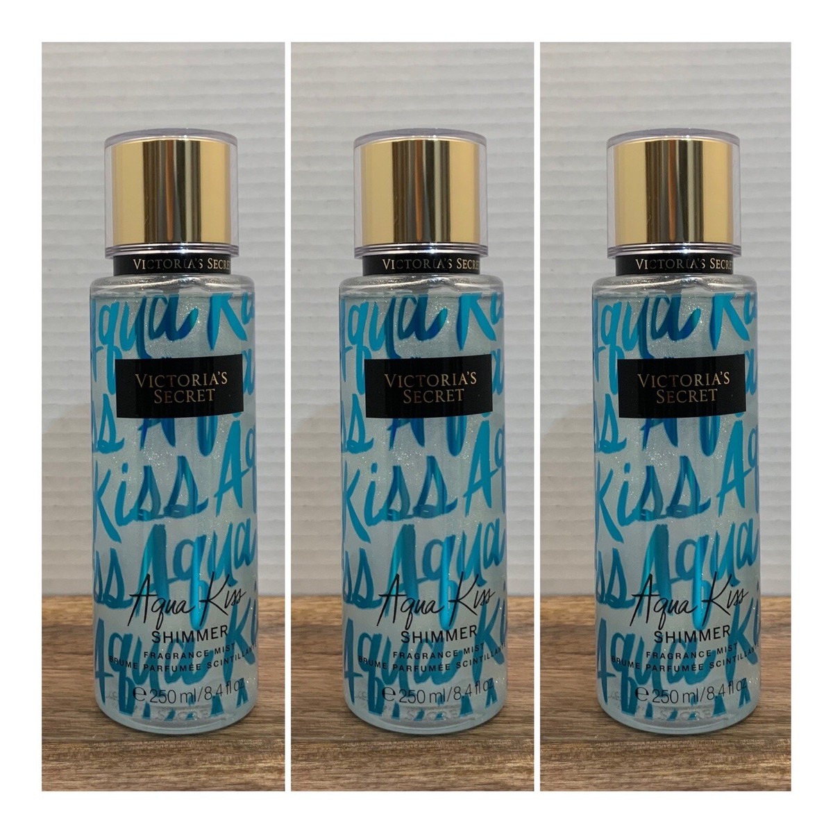 Victoria's Secret AQUA KISS Shimmer Fragrance Mist ~ 8.4 fl.oz
