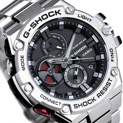 CASIO G-SHOCK GST-B100D-1AJF G-STEEL Bluetooth Solar Watch GST-B100D-1A  Men's | eBay