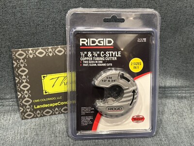 RIDGID 57008 C34 C-Style Close Quarters Copper Tubing Cutter RIDGID 57008 C34 C-Style Close Quarters Copper Tubing Cutter