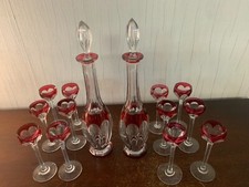 Red Liquor Service In Baccarat Crystal Lot Price Model 1