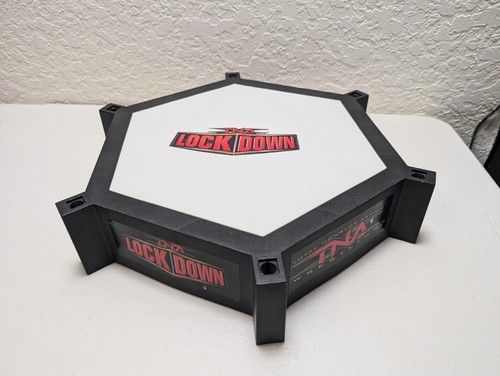 Anillo de lucha libre de 6 lados TNA Impact Wrestling 2005 Toybiz Marvel Six Sides WWE AEW - Imagen 1 de 5