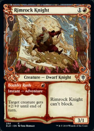 MTG Rimrock Knight SHOWCASE Throne of Eldraine Common NM/M - Imagen 1 de 1