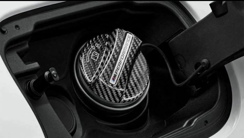 Cubierta de tapa de llenado de combustible de fibra de carbono genuina BMW M PERFORMANCE G20 G21 G30 G31 G80 - Imagen 5 de 6