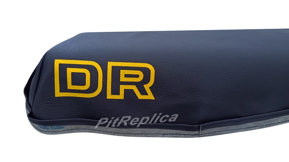 SUZUKI DR250S DR250 S 1982-1983 '82-'83 *AZUL OSCURO* FUNDA ASIENTO CON CORREA [3SVTR] Foto 4 de 4