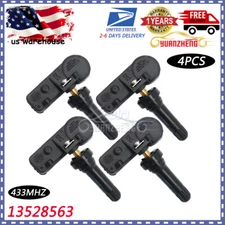 NEW 13528563 4x TPMS Tire Pressure Sensors For 2019-2021 Silverado Sierra 1500 