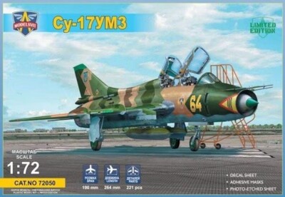 ModelSvit Modellbausatz 72050 Maßstab 1:72 Su-17UM3 Advanced Zweisitzer Trainer