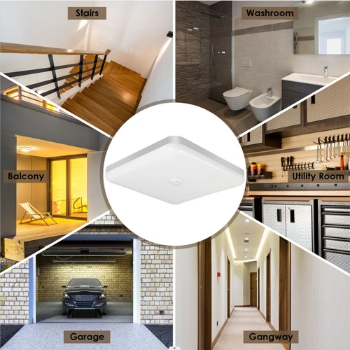 LED Deckenleuchte mit Bewegungsmelder Deckenlampe Sensor Lampe Treppenleuchte DE - Bild 11 von 20