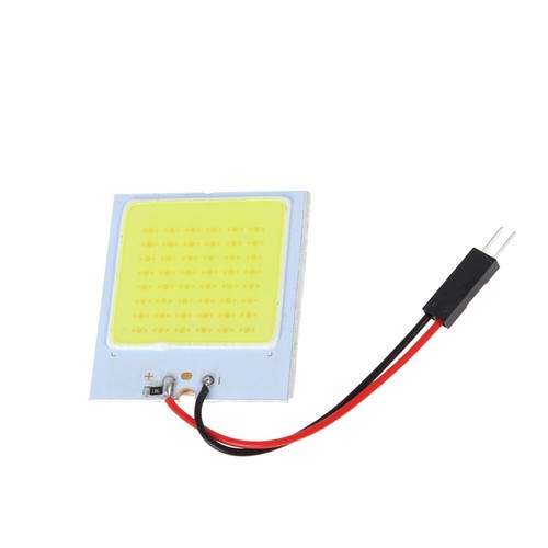 1x 48-SMD COB White LED T10 4W 12V Car Interior Panel Lights Dome Lamp Bulb Kit - Picture 7 of 12