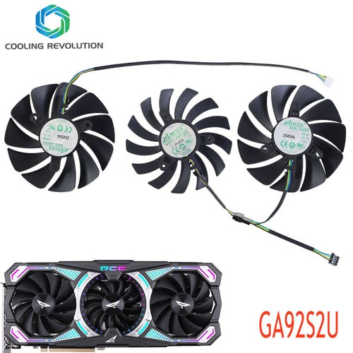 GA92S2U Graphics Card Fan for Zotac RTX 3070 Ti RTX 3080 RTX 3080 Ti PGF - Afbeelding 2 van 2
