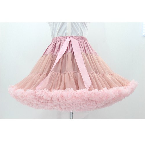 Adulto Mujeres Dama Tutú Tul Falda Elegante Falda Vestir Fiesta Baile Vestido Corto - Imagen 49 de 49