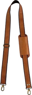 Shoulder Strap Adjustable & Detachable Leather Replacement for messenger Duffle