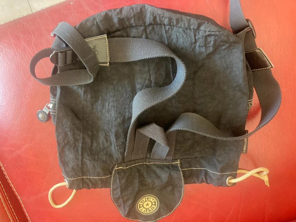 sac à dos kipling, comme neuf sans étiquette , noir, sans le petit singe - Photo 2/4