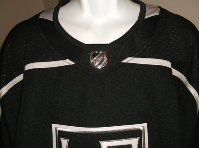 ADIDAS NHL Los Angeles Kings Home Authentic Pro Black Hockey Jersey Mens 52