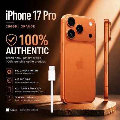 Apple iPhone 17 Pro - 256 GB - Cosmic Orange (Unlocked) for sale
