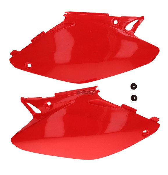 UFO Seitenteile Passt An Honda CR 125 250 05-07 Rot-image