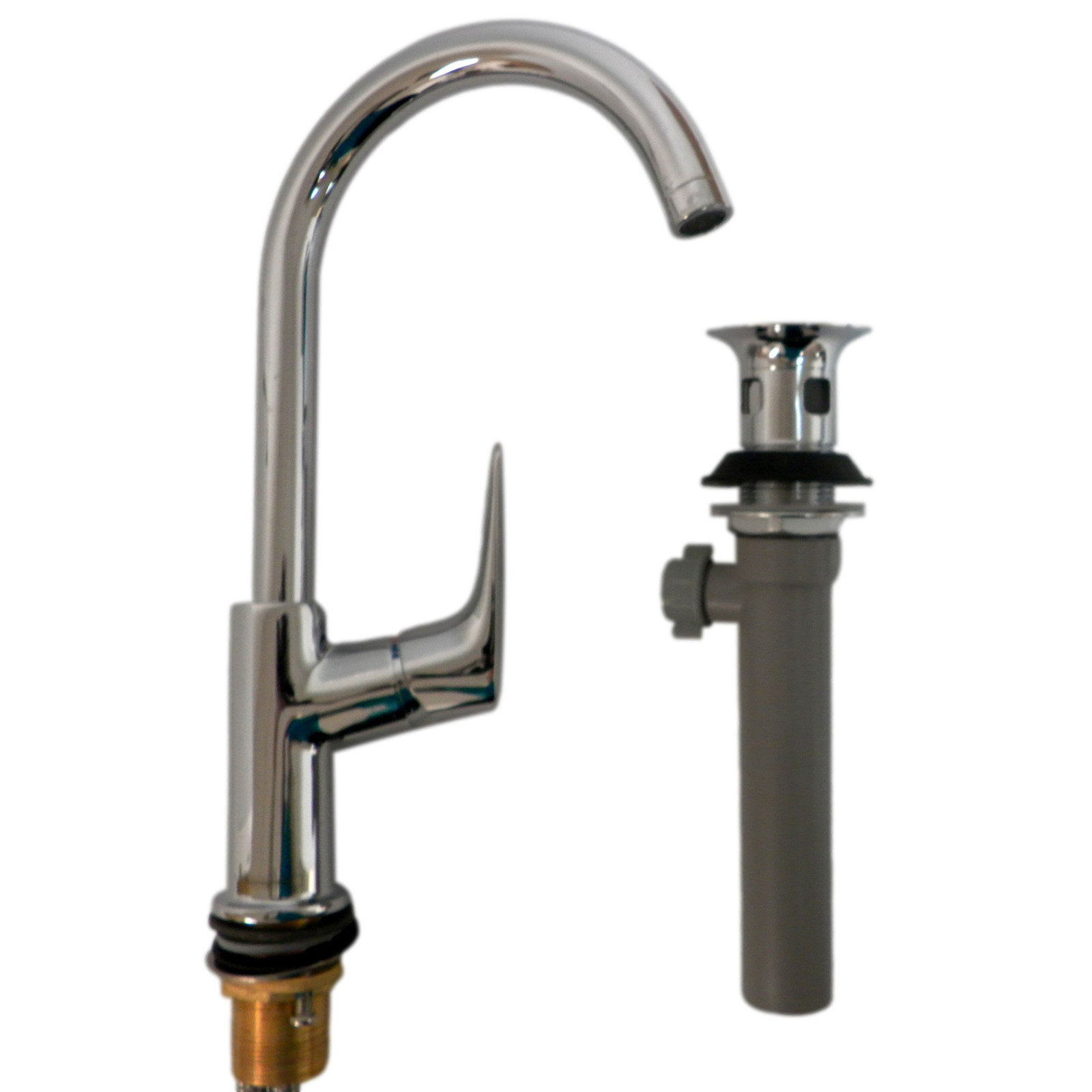 Hansgrohe 71130001 Logis Chrome-Polished Bathroom Faucet with Drain Assembly