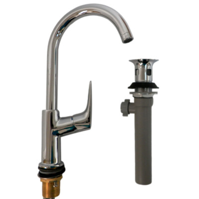 Hansgrohe 71130001 Logis Chrome-Polished Bathroom Faucet with Drain Assembly