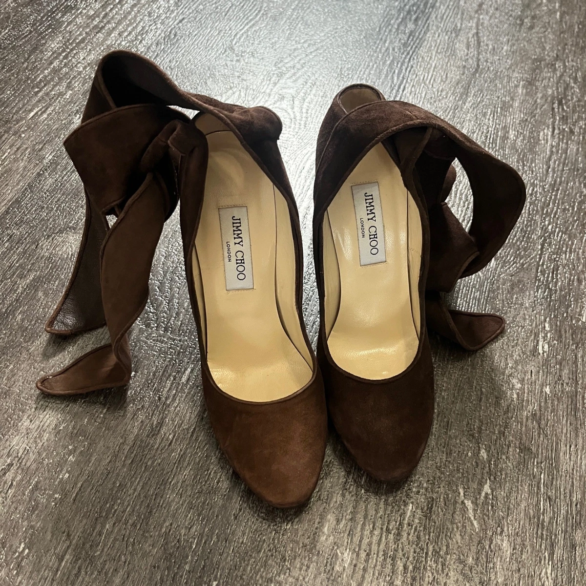 Jimmy Choo Lace Up High (3-3.9 in) Heel Height Heels for Women for