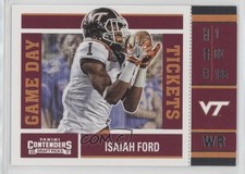 2017 Panini Contenders Draft Picks Game Day Tickets Isaiah Ford #14 0kv2