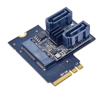 KEY A + E WIFI M.2 To Hard Disk Adapter Card To SATA3.0 Expansion Card
