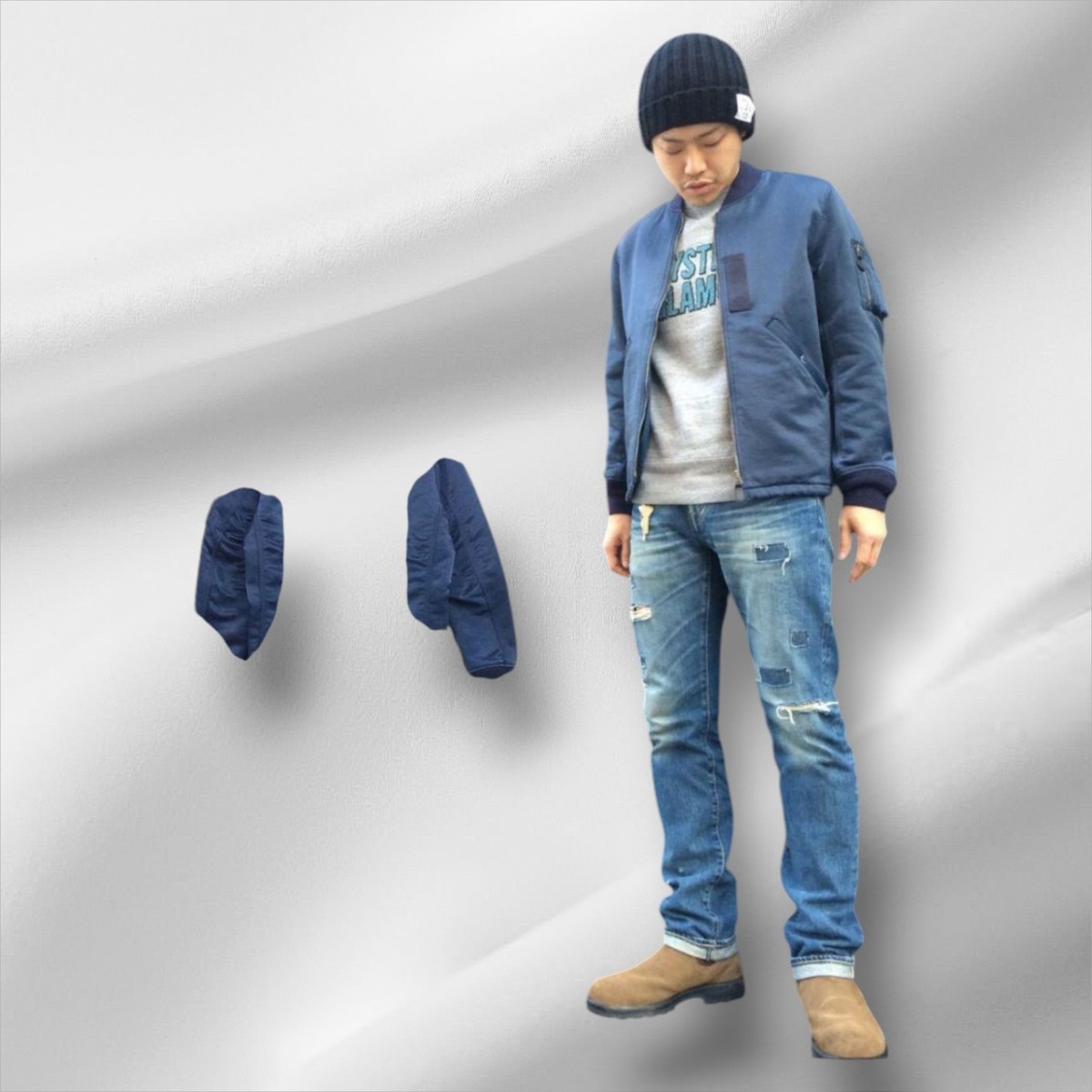 ジャケット・アウター HYSTERIC GLAMOUR MA-1 flight bomber JKT Hysteric Glamour MA-1 Bomber Jacket Embroidered Logo
