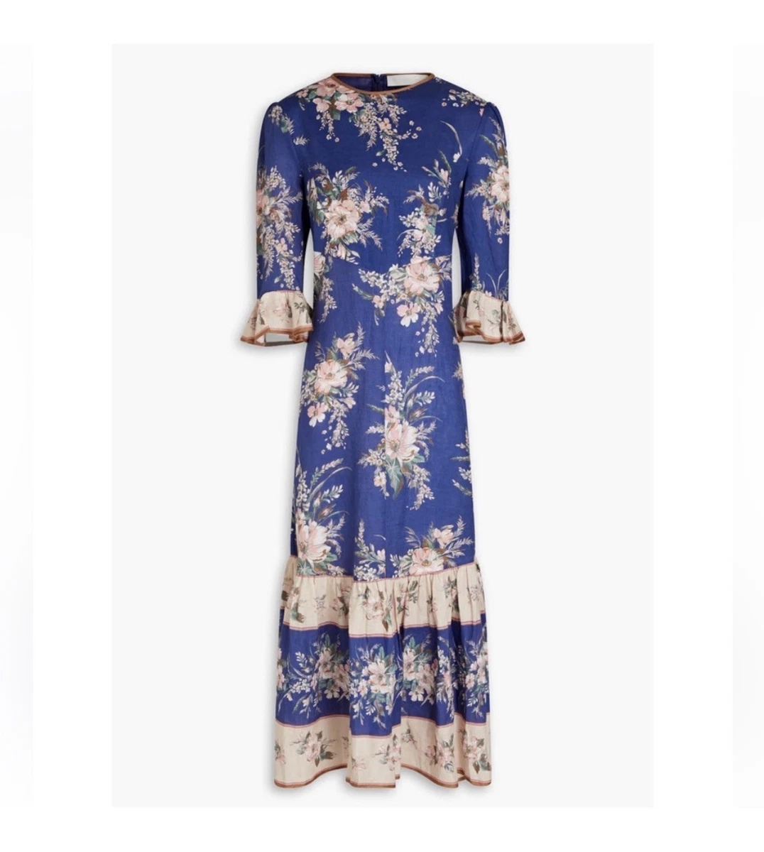 womens flare dresses White Long Sleeve Fit & Flare Cocktail Dress main image 1