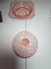 JEANNETTE  "ADAM" PINK DEPRESSION GLASS  BUTTER DISH & LID Circa 1932-1934 — photo 6
