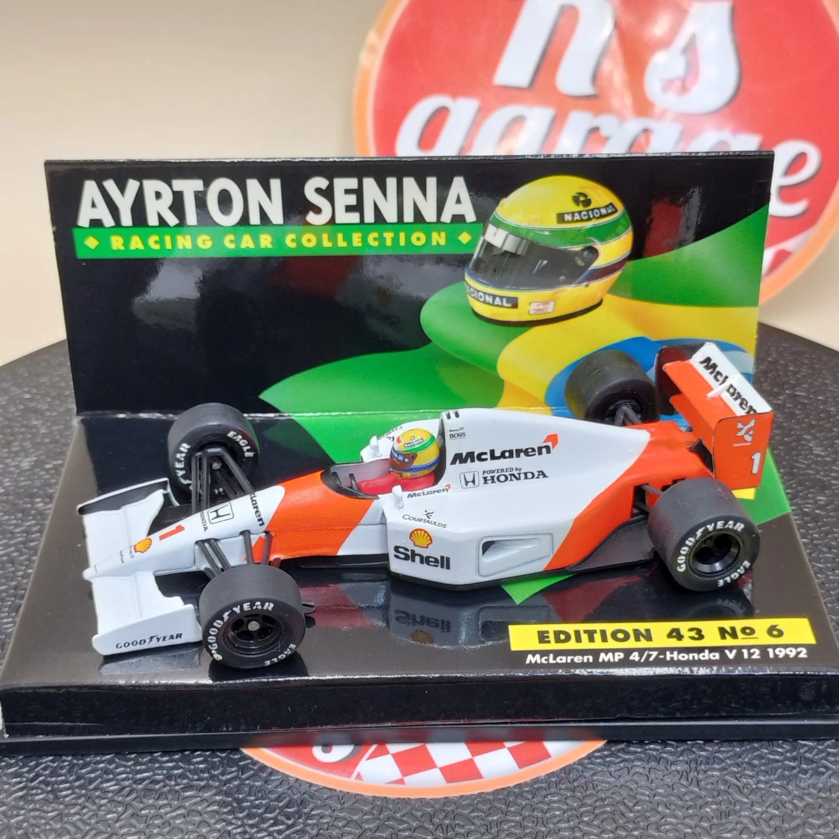 ミニチャンプス　マクラーレン　McLarenMP4/4 1/12ミニカー ミニチャンプス 1/43 マクラーレン ホンダ MP4/4 イギリスGP 1988