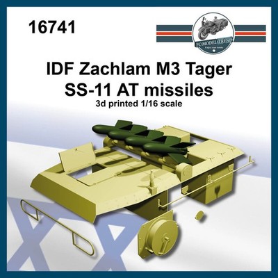 FC Model Trend 1/16 IDF Zachlam M3 Tager SS-11 AT Missiles