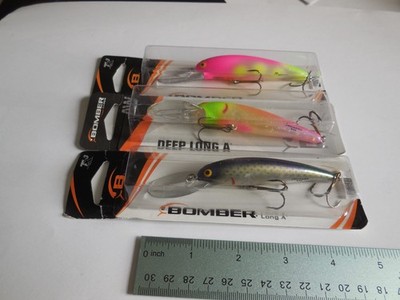 3 Bomber 24A, deep long A, 3 1/2'', 3/8 oz, 3 Colors