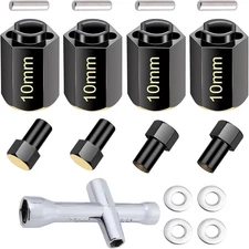 HobbyPark Brass Hex Extension for TRX4M Upgrades Parts Extended Wheel 10mm 