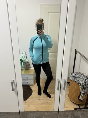 Sport Jacke Türkis Größe L