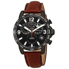 Certina DS Podium Chronograph Black Dial Mens...