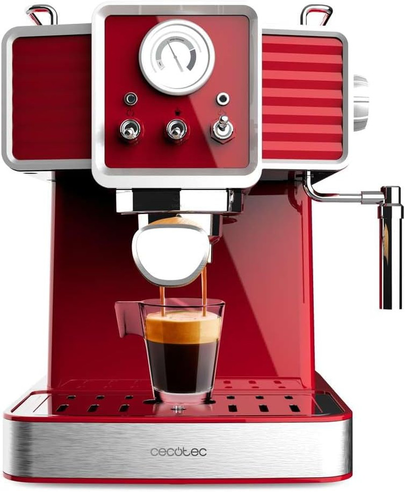 Arreda con Gusto: Cecotec Power Espresso 20 Tradizionale Rosso Vintage