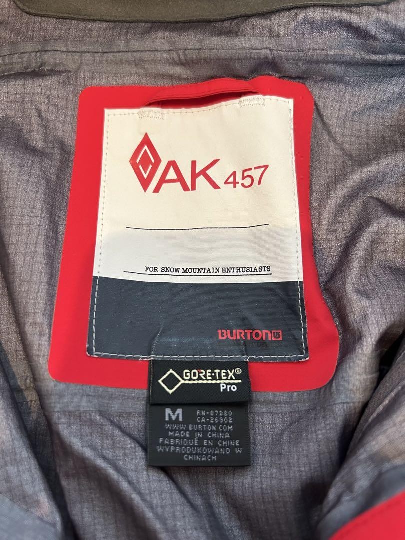 Burton AK457 ガイドジャケット Mサイズ レッド 正規品 納品書あり 23-24 BURTON バートン AK457 Japan GORE-TEX PRO