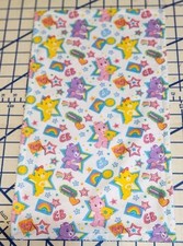 Care Bears White Cotton Terrycloth Burp Cloths Baby Shower Gift Set of 5 NEW