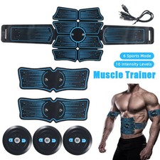 Abdominal exercise EMS Muscle Stimulator Belt Electric ABS Trainer Training Arms
