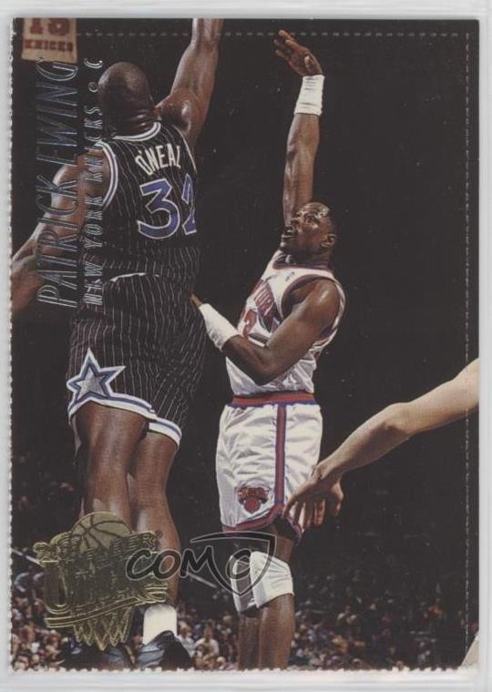 1994-95 Fleer Ultra Promo Sheet Singles Patrick Ewing #125 HOF 2r9