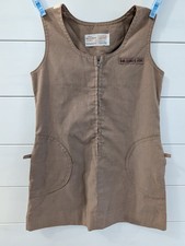 Brownie Girl Scout Uniform GSA Vintage Jumper Dress Size 8