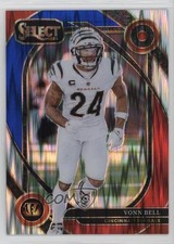 2024 Panini Select Club Level Red & Blue Shock Prizm Vonn Bell #265 1e8u