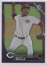 2016 Bowman Chrome Prospects Purple Refractor 144/250 Keury Mella #BCP118 e5r