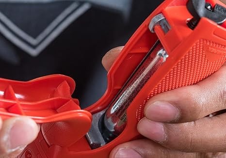 Cilindros de CO2 de alta calidad - Paquete de 12 válvulas de pistola de aire comprimido limpia 12 g gris - Imagen 6 de 6