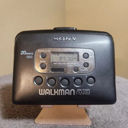 Sony Walkman WM-FX211 AM/FM Cassette Player Tested & Working