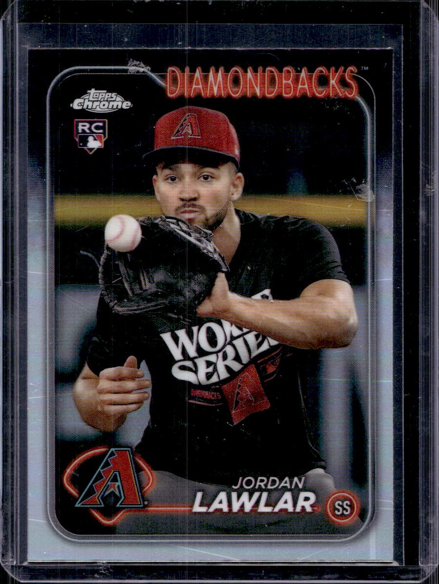 Jordan Lawlar 2024 Topps Chrome Update #USC51 Rookie Image Variation Refractor