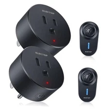 Remote Control Outlet, 15A/1500W Wireless Outlet Power Switch, No Wire Long 