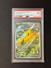 2024 POKEMON SVP EN-SV BLACK STAR PROMO PALDEA ADVENTURE CHEST PIKACHU PSA 9