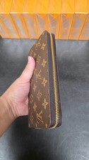 Louis Vuitton Monogram M60017 Zippy Wallet Round Purse - Brown