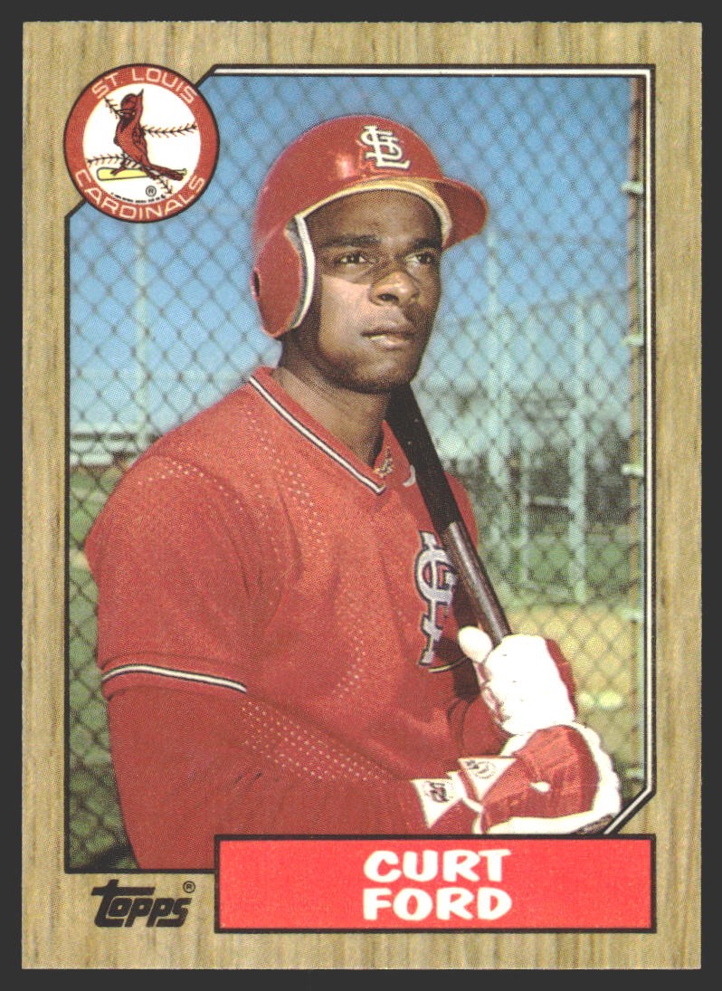 Curt Ford #399 1987 Topps Collector's Edition (Tiffany) St. Louis Cardinals